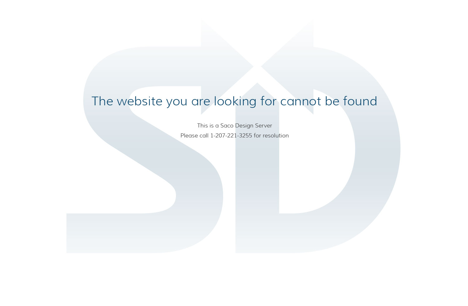 Contact Saco Design, Inc at 207-221-3255